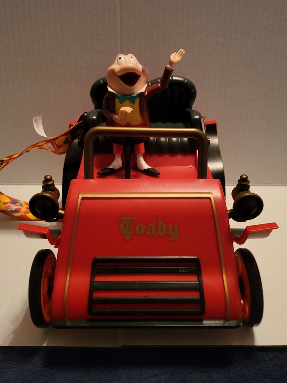 Disney Red Vintage-Style Toad Car with Green Seat - Picture 2 of 3